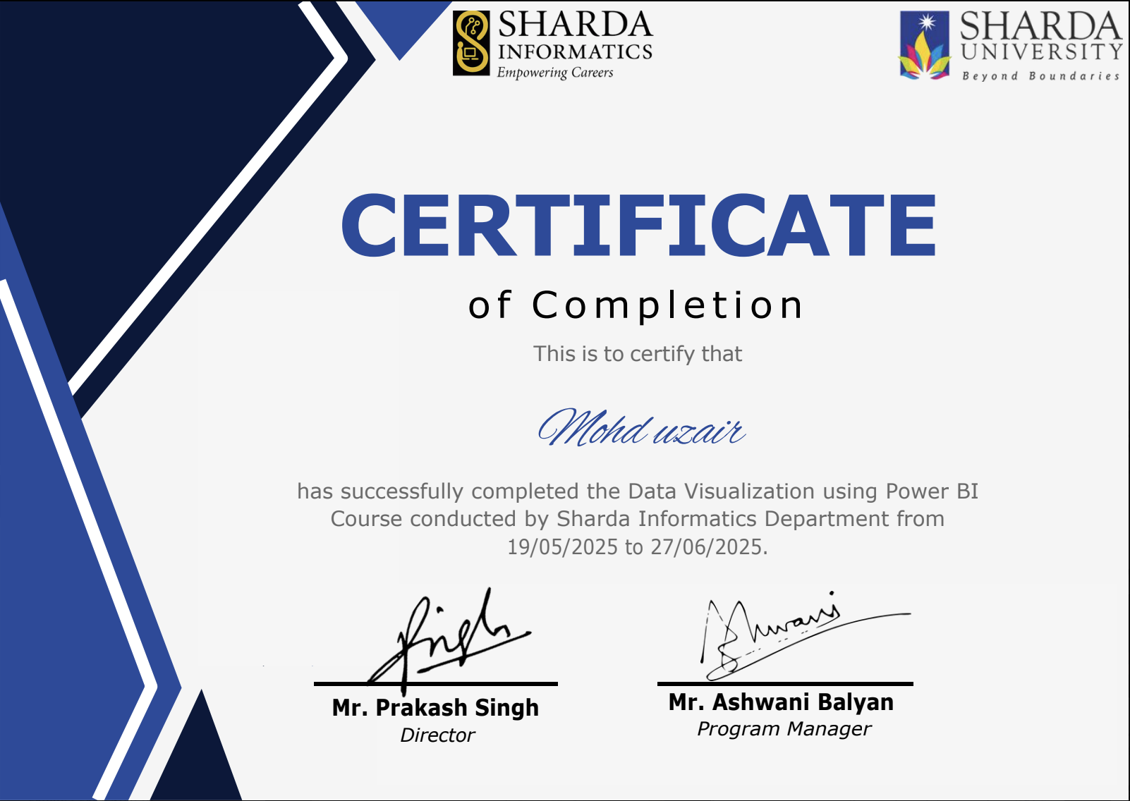 Data Visualization using Power BI