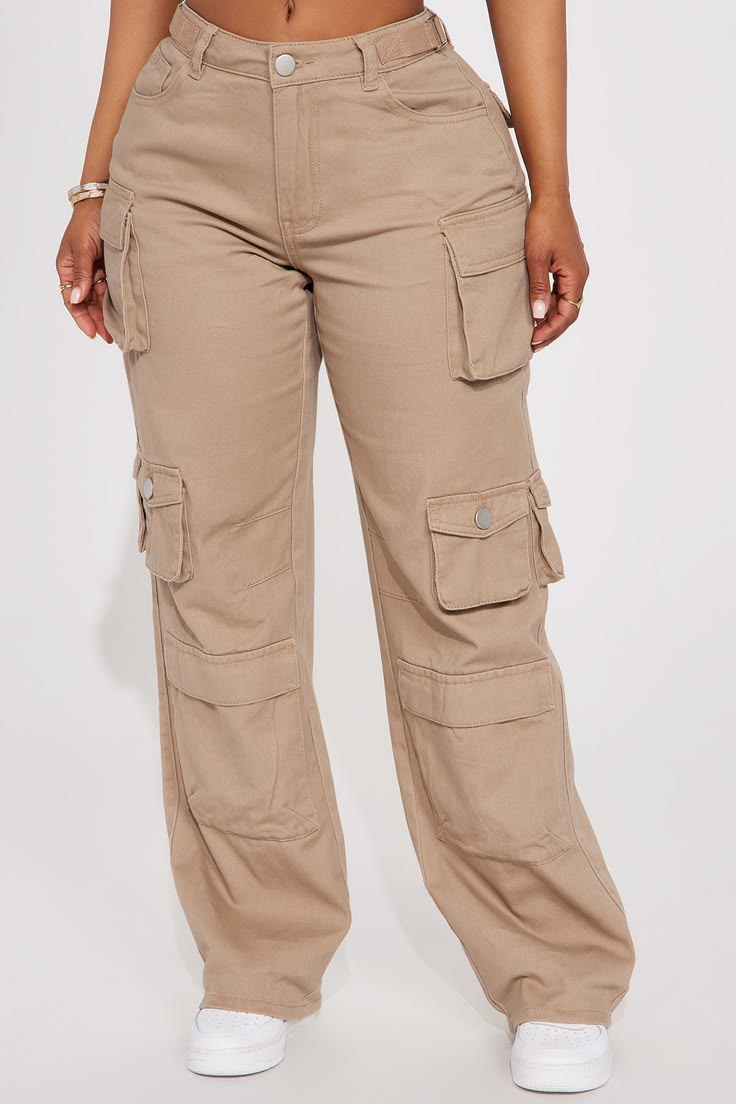Chocolate Brown Cargo Trousers