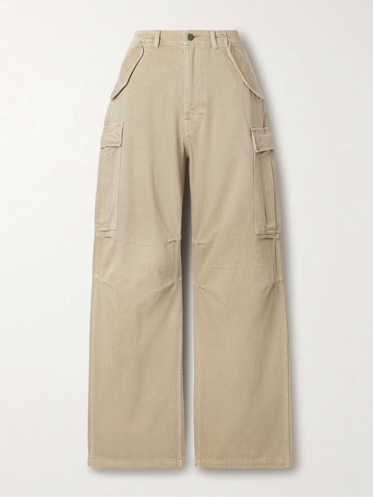 Black Baggy Cargo Joggers