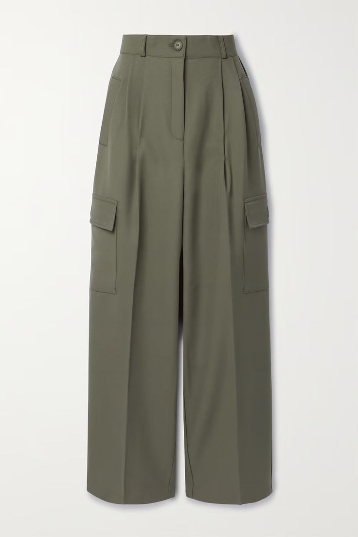 Off-White Loose Cargo Trousers