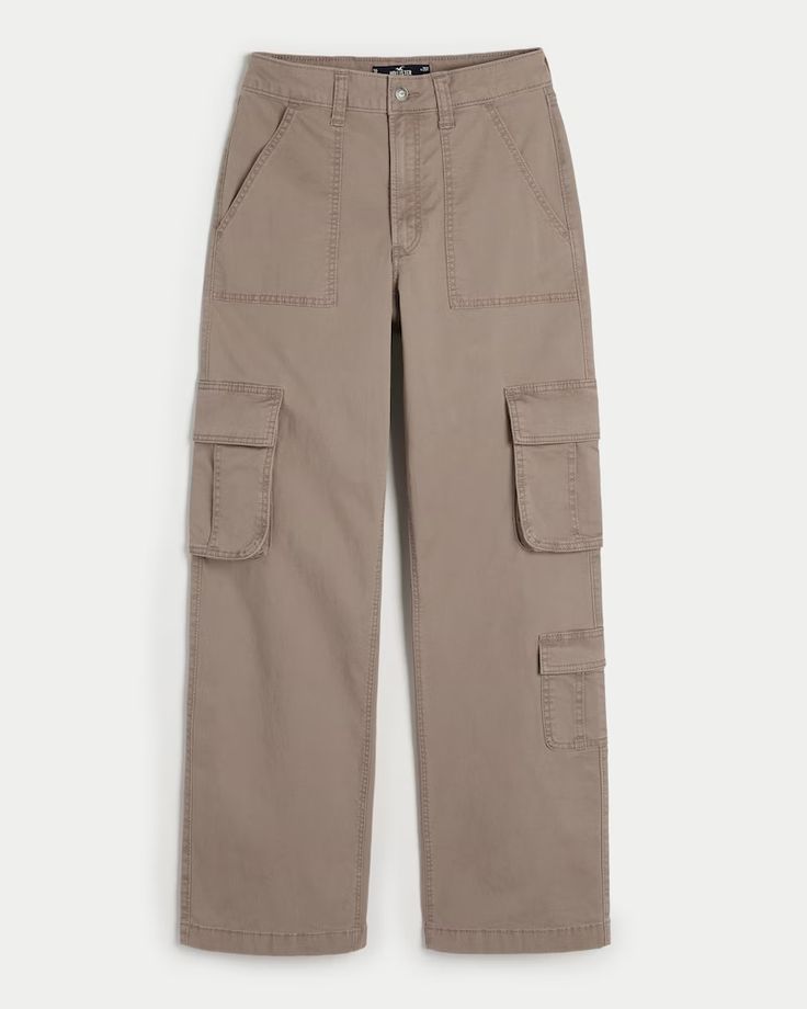 Sage Green Parachute Cargos